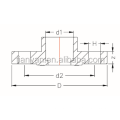 Plastic Fitting Astm SCH80 Standard Van stone flange CPVC PVC Flange